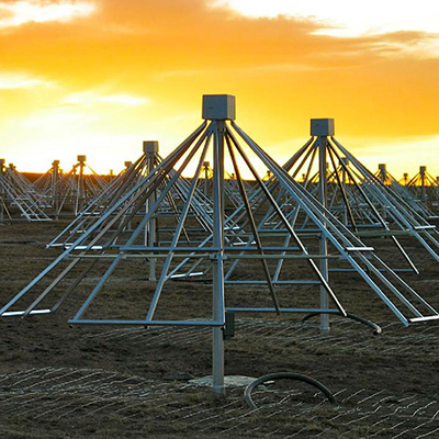 The Long Wavelength Array (LWA) radio telescope array.