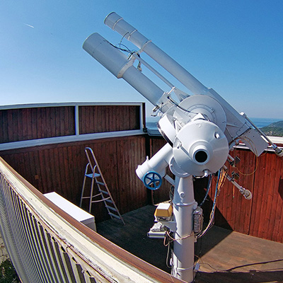 The double solar telescope at Hvar Observatory