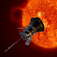 Artist rendering of Parker Solar Probe approaching the Sun. Credit: NASA/Johns Hopkins APL/Steve Gribben.