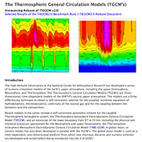 Thermosphere-Ionosphere-Electrodynamics-General Circulation Model (TIE-GCM) Tutorial (Liying Qian)